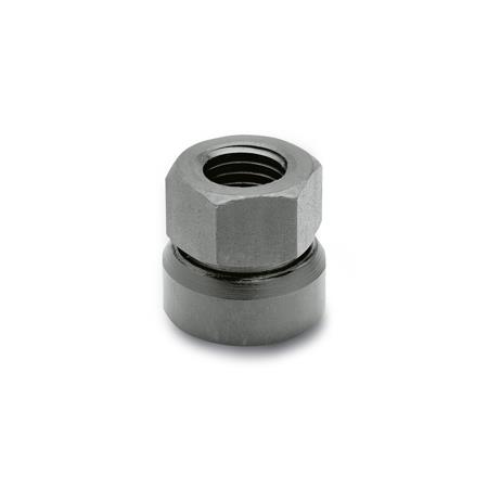 Otto Ganter Hexagon Nut with Ball Socket, GN 347